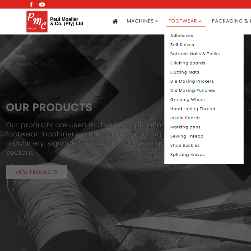 PMC Group (Pty) Ltd Website Design