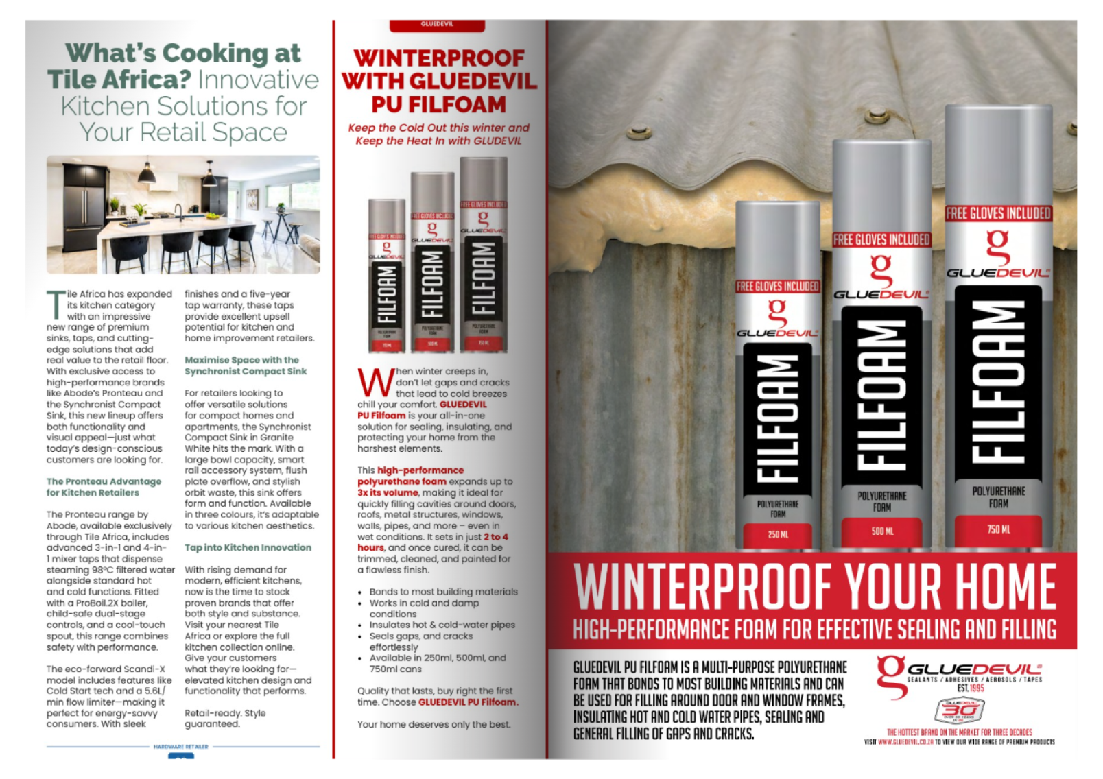 Single Page Advert Design